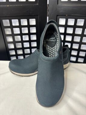 💙 Dansko Patti Clogs Womens 39 US 8–8.5 Blue Suede Waterproof Slip On NEW 💙